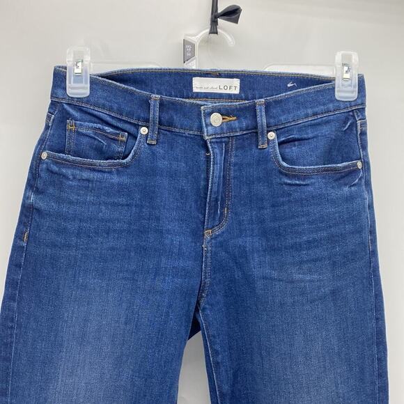 Loft Super Soft Girlfriend Jeans tapered leg relaxed fit summer coastal grandma - Picture 2 of 9